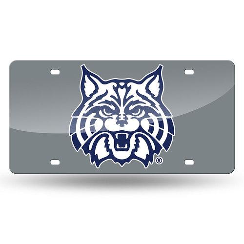 Arizona Wildcats Logo Silver Laser License Plate image