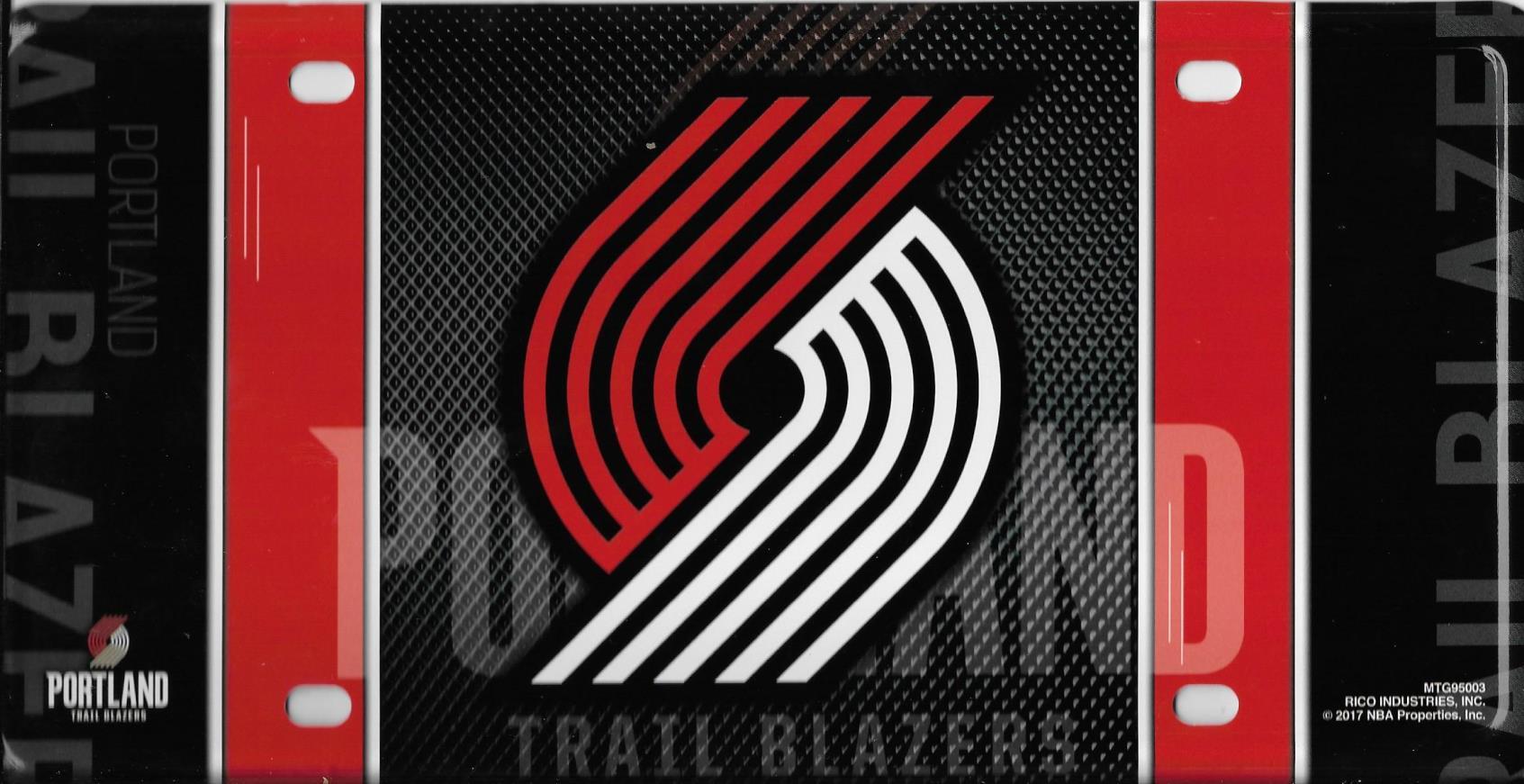 Portland Trail Blazers Metal License Plate image