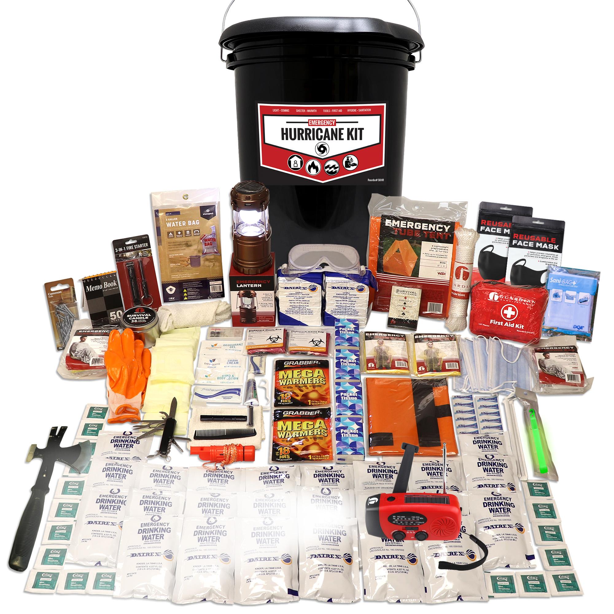 Hurricane Emergency Kit, 1 to 2 Person, Bucket image
