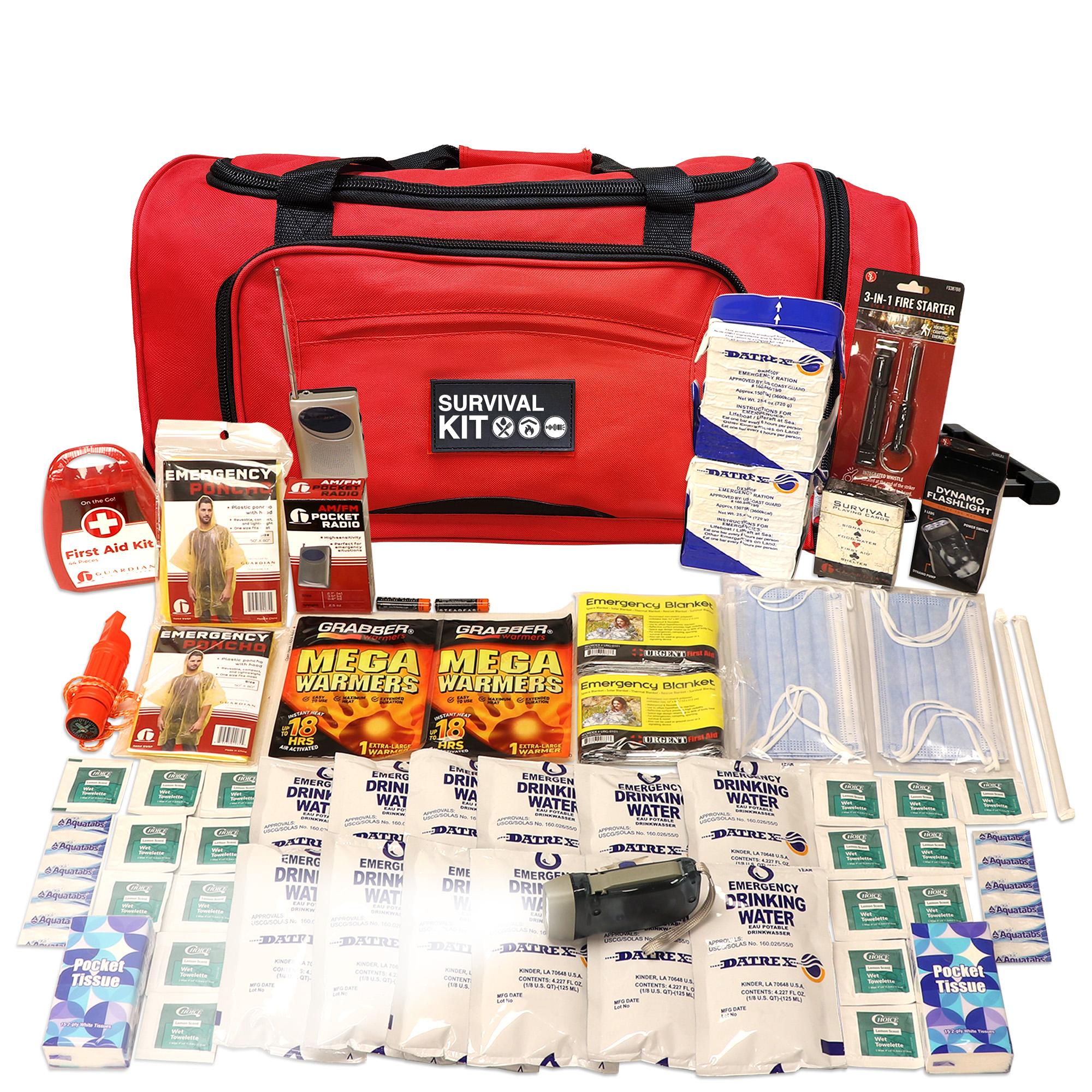 2 Person Necessity Survival Kit, Rolling Bag