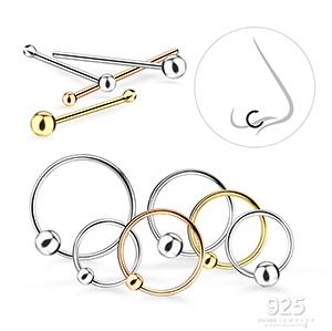 925 Silver Nose Jewelry Sets image