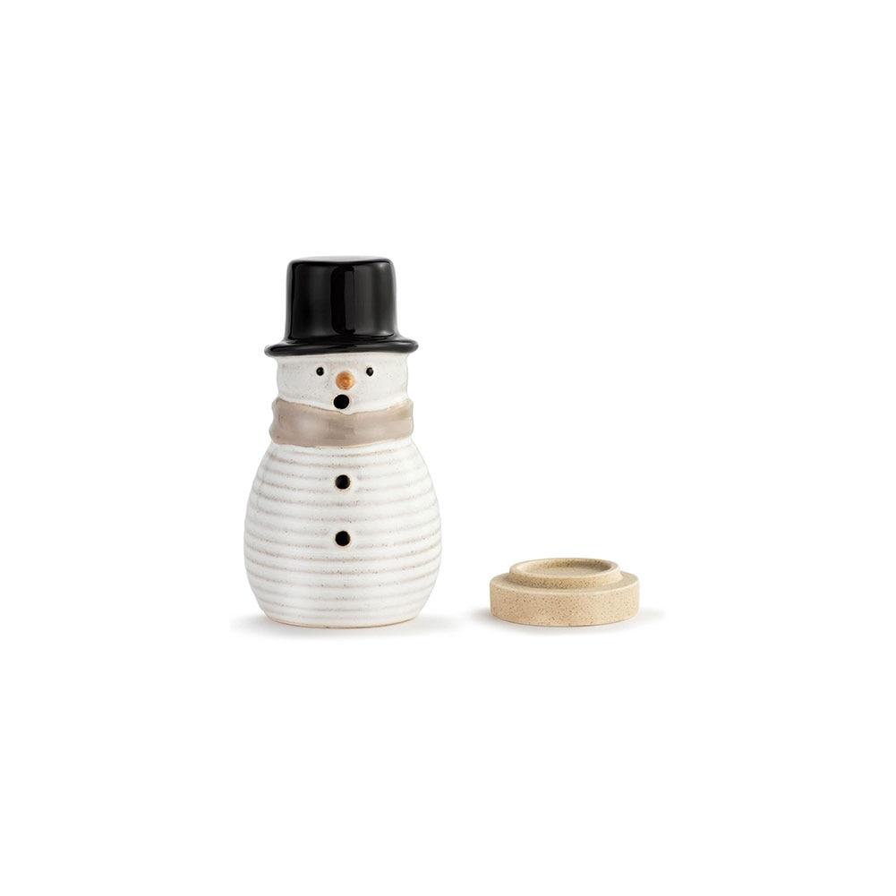 Demdaco Snow Day Snowman Ceramic Smoker, Does Not include Incense 2.5x6"H NO ONLINE SALES image