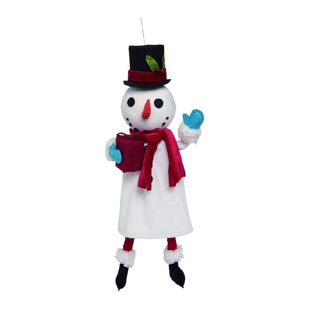 Dancing Xmas Snowman Plays Jingle Bells 6.75x21"H Batteries Not Included '"AS IS" image