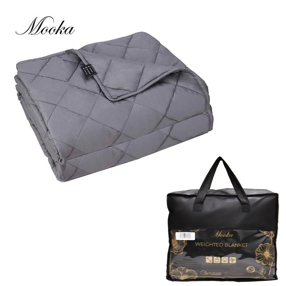 Mooka Weighted Blanket Grey, 60"x80" 20 Lbs. image