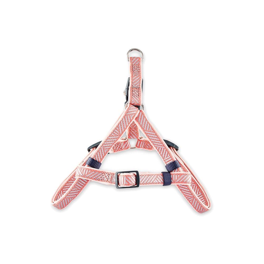 Vibrant Life Step In Harness Pink Reflective 5/8", Size Medium For Dogs, 20-50Lbs image