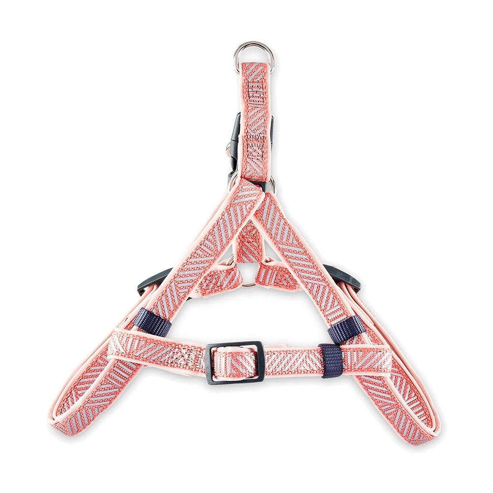 Vibrant Life Step In Harness Pink Reflective 1", Size Large, For Dogs, 50-90Lbs image