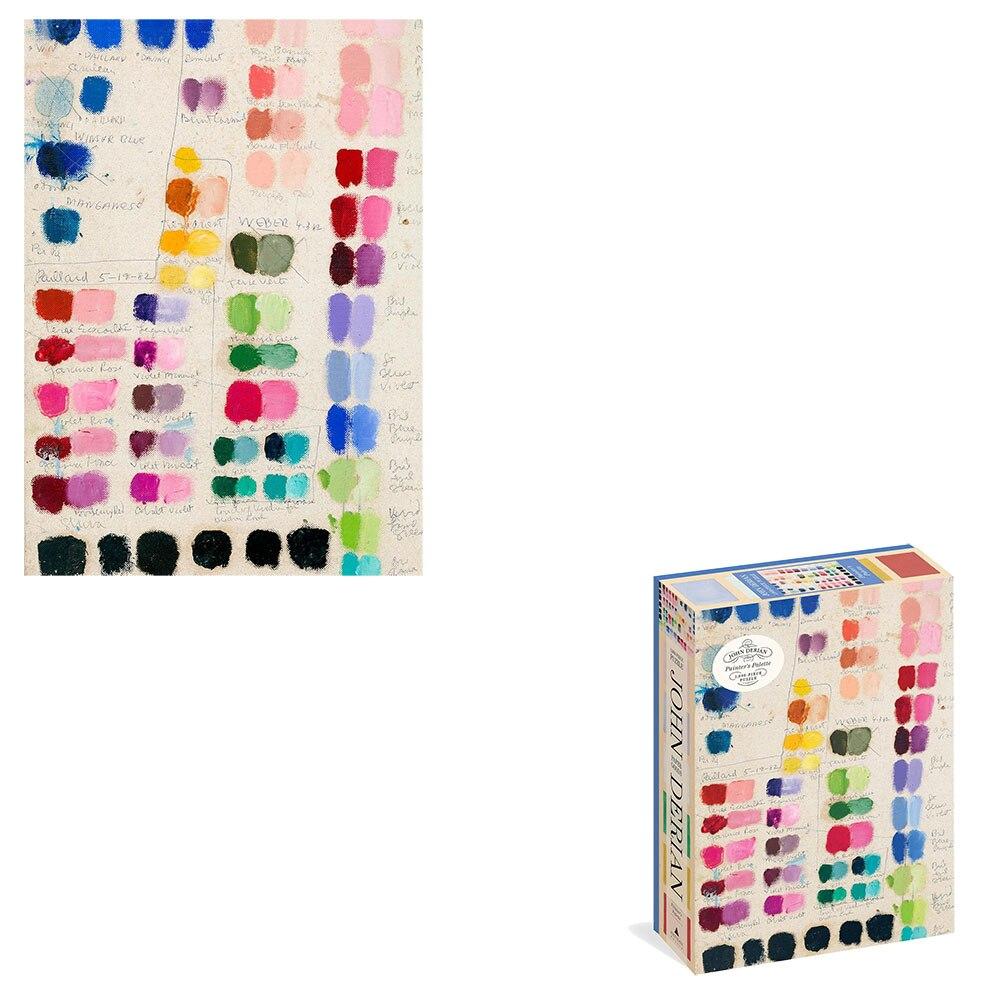 John Derian Painter's Palette 1000 Piece Puzzle 18-7/8"x26-3/8" PP $24.95 image