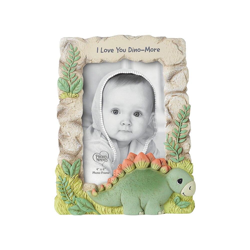 PM Stegosaurus Dinosaur I Love You Dino More Photo Frame, Resin, 6"x8"H NO INTERNET SALES image