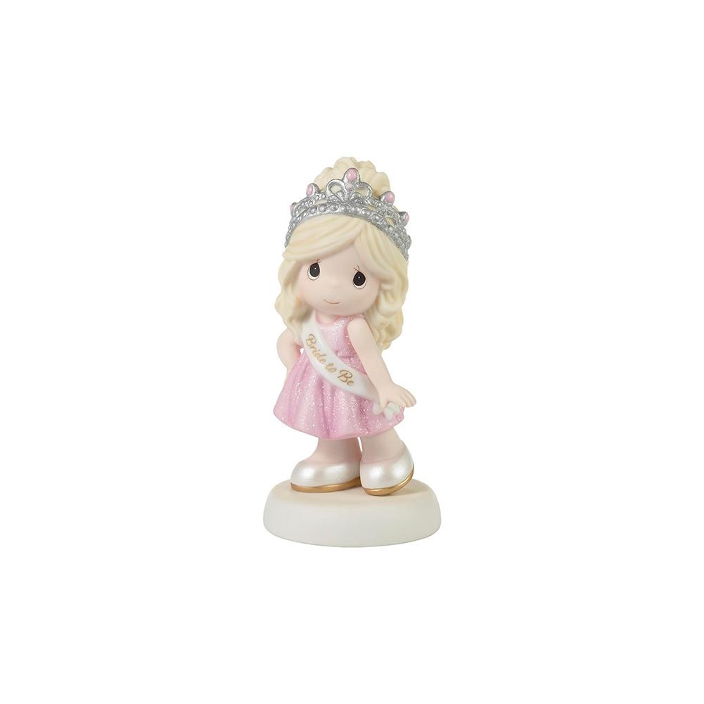 PM Bride To Be Figurine, Bisque Porcelain, 3"Dx5.75"H NO INTERNET SALES image