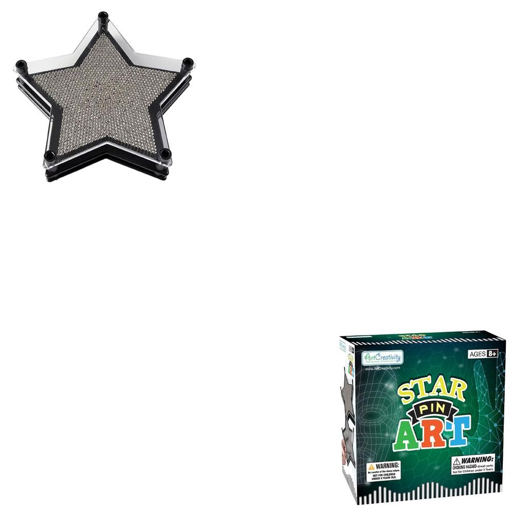Art Creativity Star Pin Art Game, Metal & Plastic, 5.25"x2"x5.25"H image