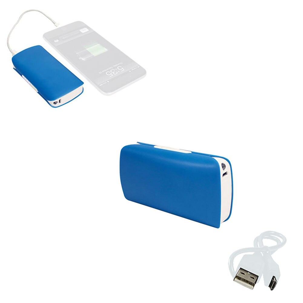 G-Tech Power Bank 4400 mAh, w/Charging Cable, Blue, 3.75"x1.8"x0.75" image