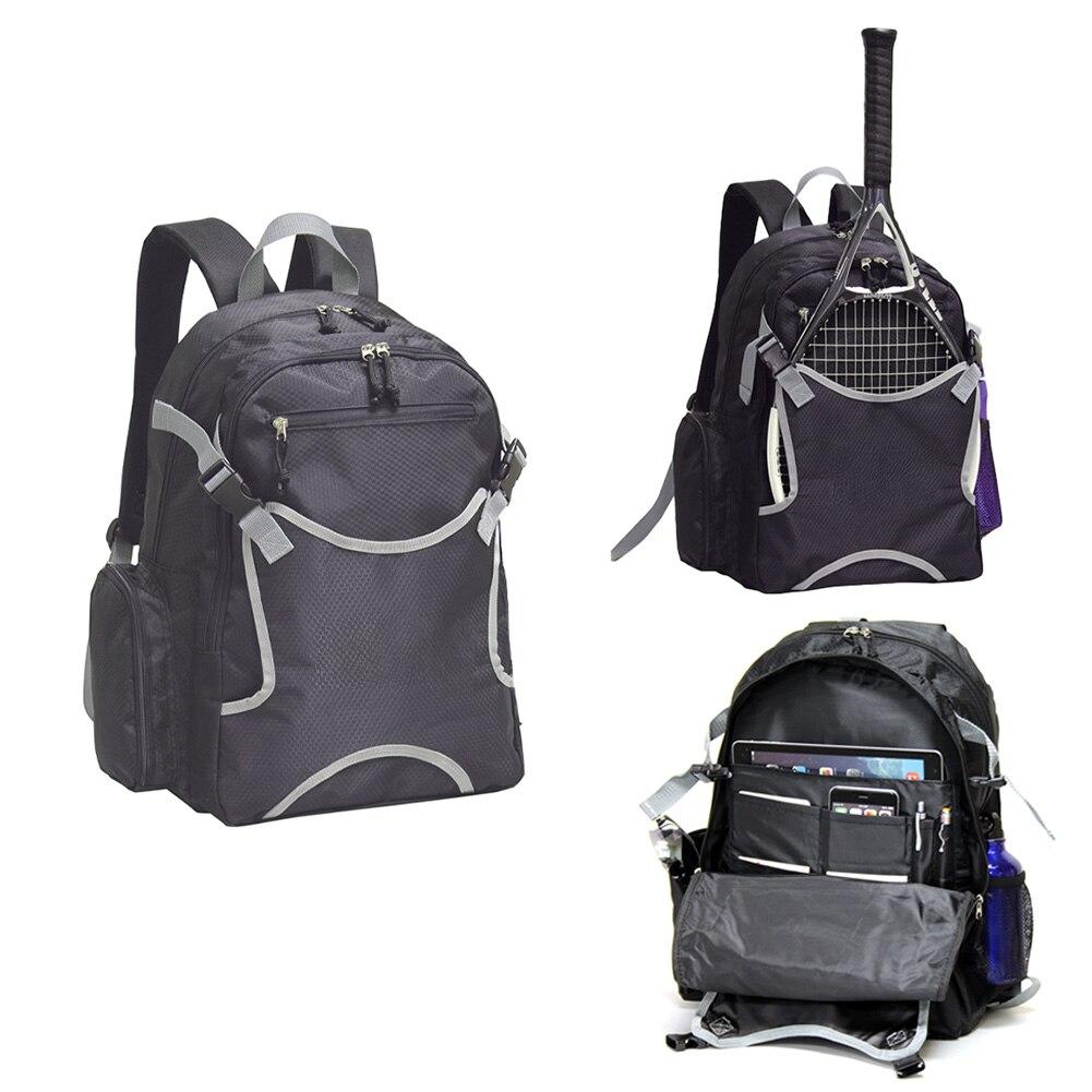 Preferred Nation Sports Backpack, Black, 420D Jacquard, 13"x7.5"x18.5"H image