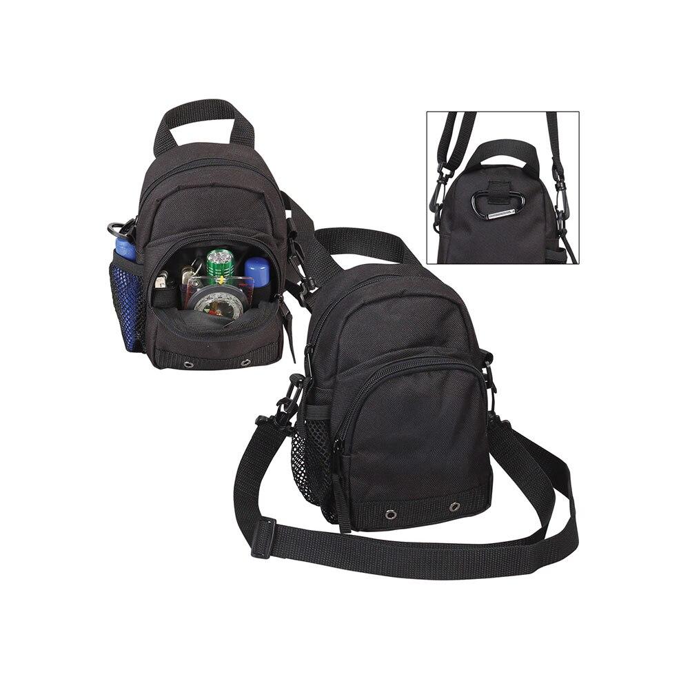 Utility Pouch, Black, 600D Polyester, 5"x2.5"x7"H image