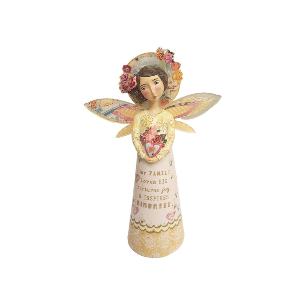 Kelly Rae Roberts Be Blessed Kindness Angel Figurine, Resin, 2.75"x4.6"x8.5"H image
