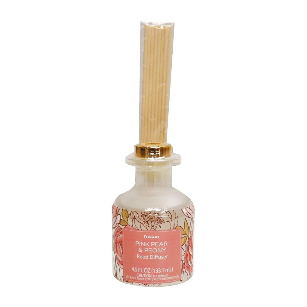 Fusion Reed Diffuser Pink Pear & Peony, 8 Reeds, 4.5oz image
