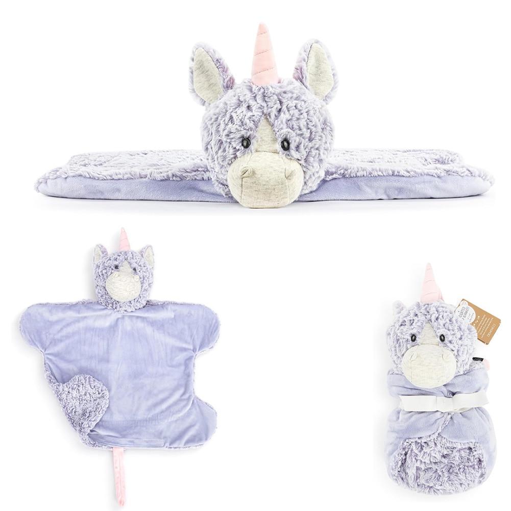 Demdaco Heartful Hugs Weighted Lap Blanket, Unicorn, 15"x20", 4 lb NO ONLINE SALES image