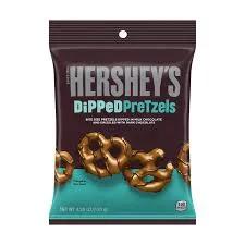 Hershey's Milk Chocolate Dipped Pretzels 4.25oz Bags, 12ct image