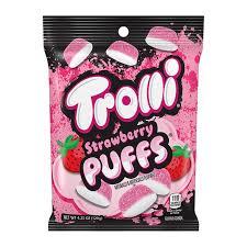 Trolli Strawberry Puffs Gummy Candy 4.25oz, 12ct image