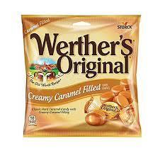 Werther's Original Hard Caramel Candy 2.65oz Bags, 12ct image