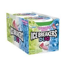 Ice Breakers Duo Watermelon Mints 1.5oz, 8ct image