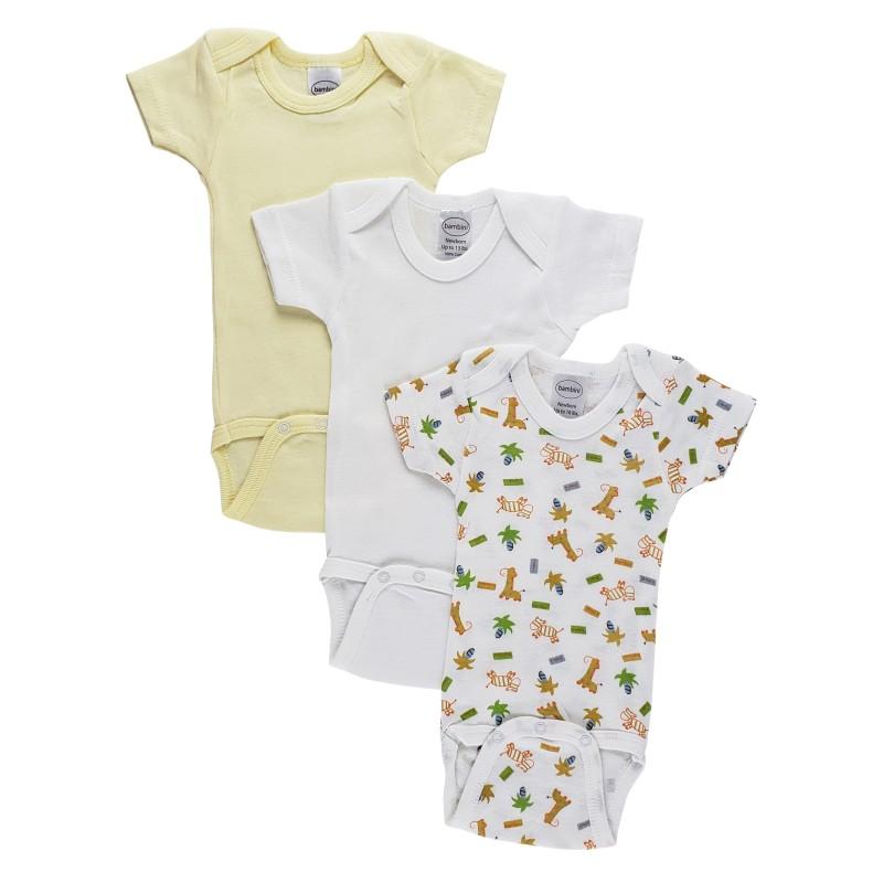 Short Sleeve Onezie Variety 3-Pack image
