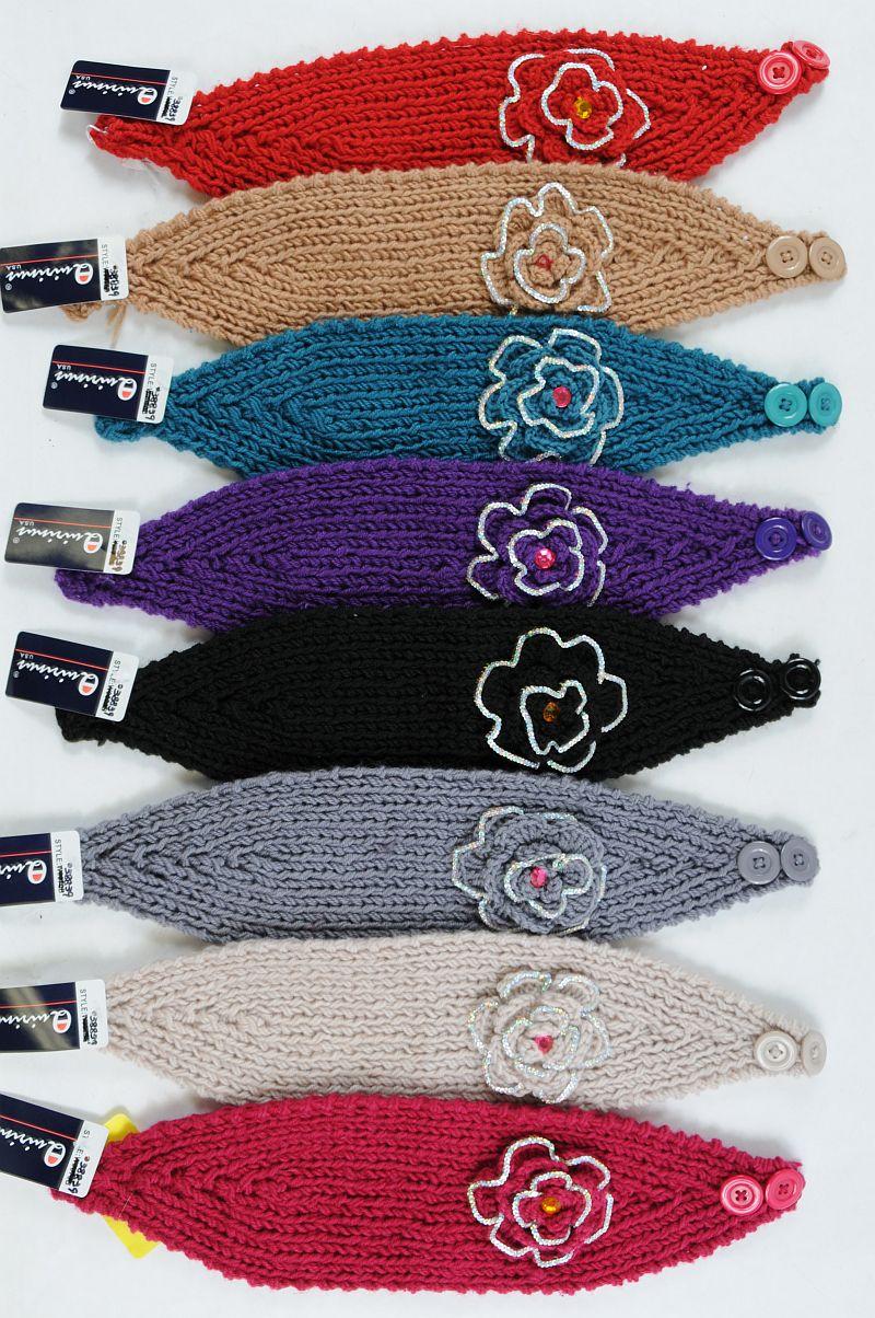 Wholesale Knit Headbands - Crochet Winter Headbands - 1 Doz image
