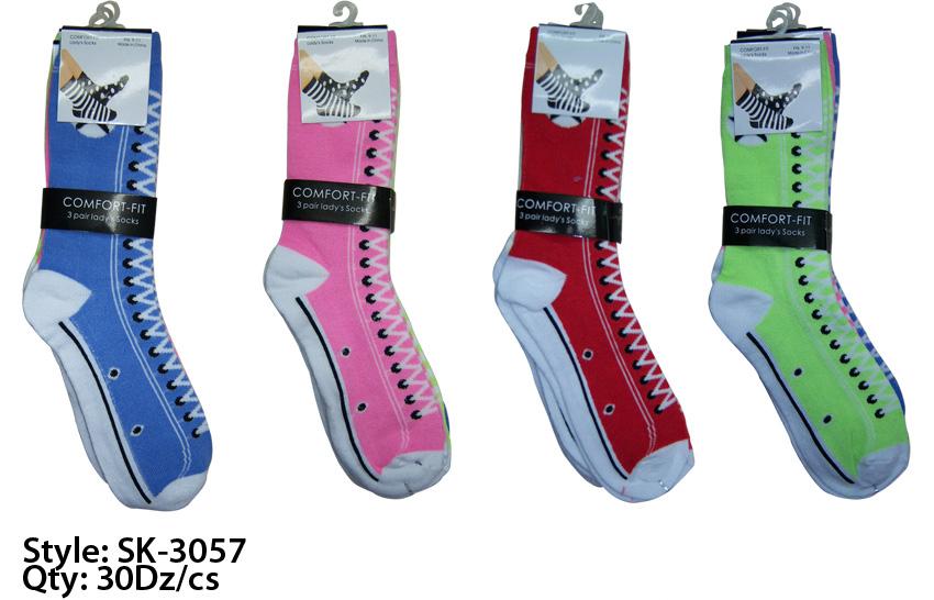 Wholesale Socks - Sneaker Crew Socks - 360 Pairs image