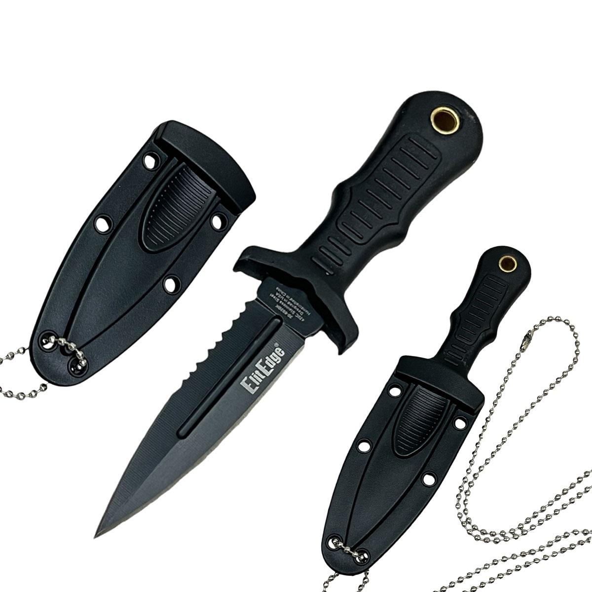 5 Inch Tactical Fixed Blade Neck Knife Dagger