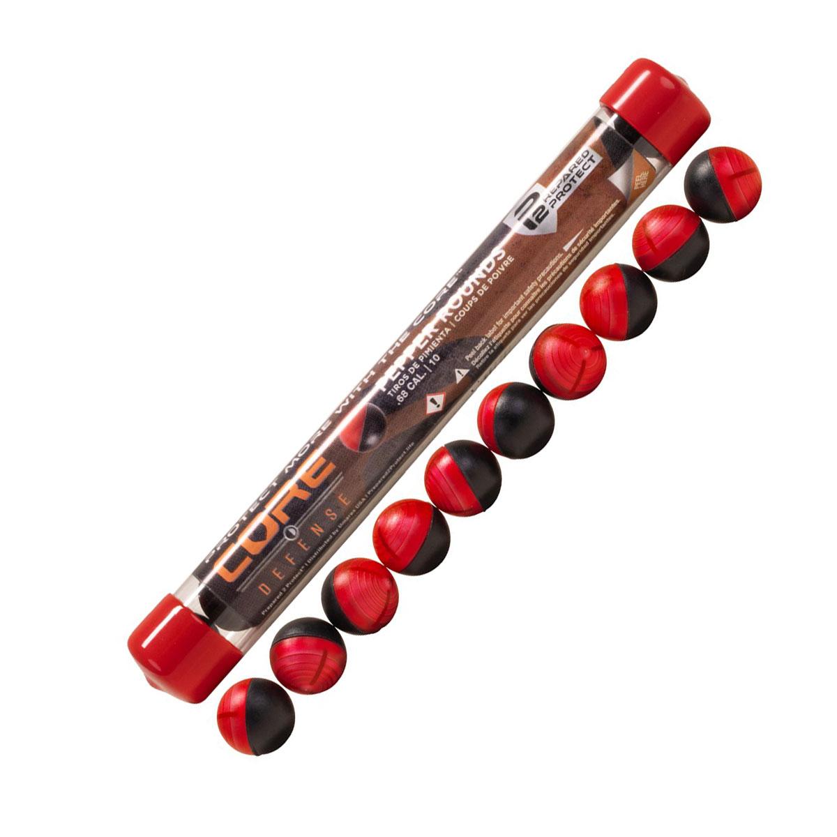 P2P Core Defense Pepper Rounds .68 Caliber - 10 Count image