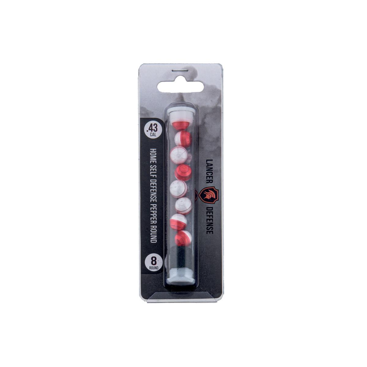 .43 Caliber Pepper Balls Rounds 8 Count image
