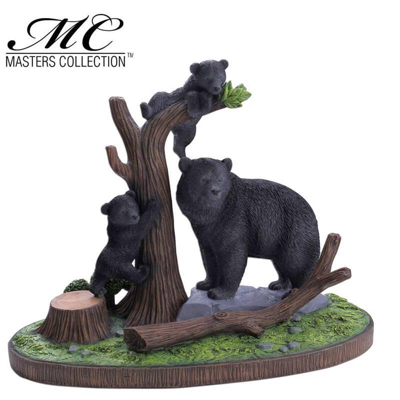 Home Decor Resin Bear Display with Stand image