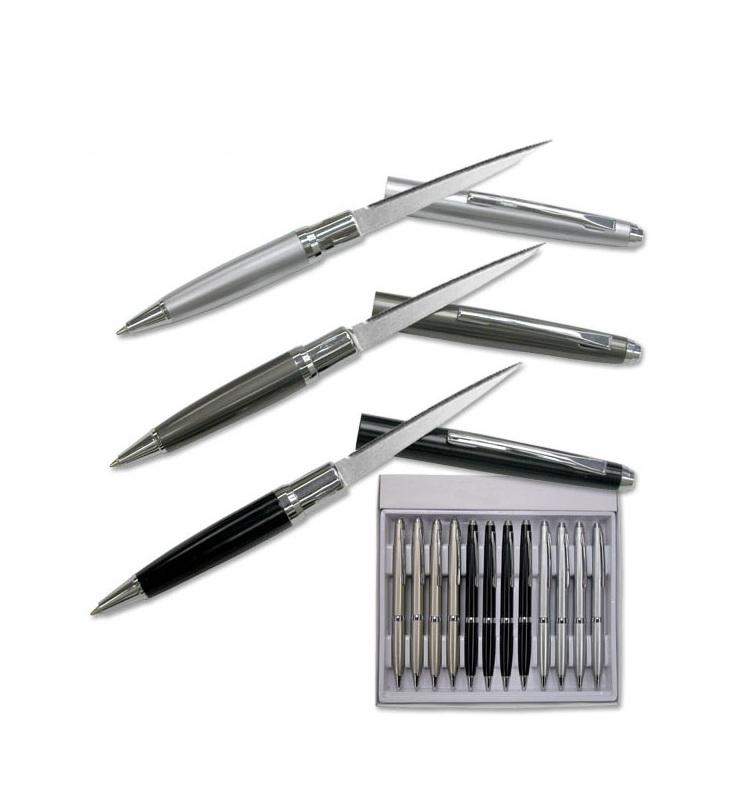 12 Piece Pen Knife Mix Colors image