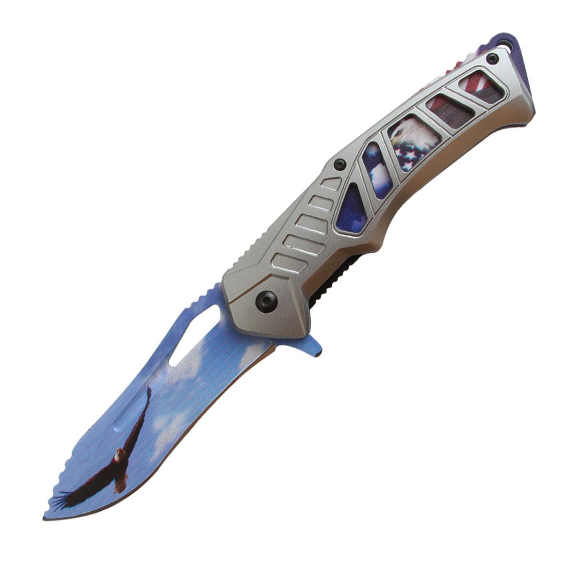 9" American Eagle Spring-Assisted Knife image