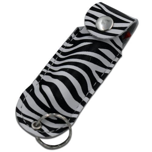 Pepper Spray 1/2 Oz. with Key Chain - Zebra Print image