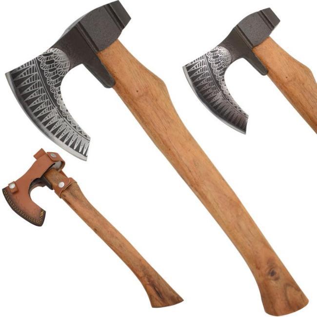 Custom Handmade 18-Inches High Carbon Steel Blade Axe image