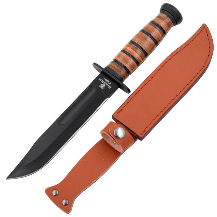 Snake Eye - Military Fixed Blade Knife - Black image