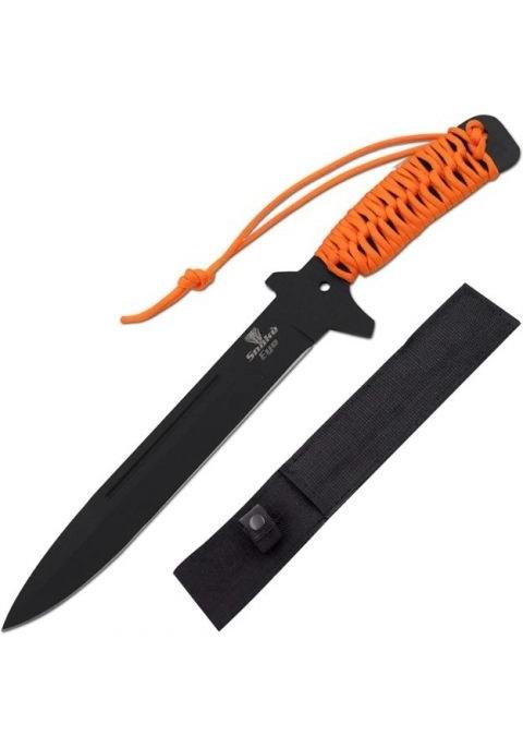 Fixed Blade Fixed Blade Knife - Orange cord Wrapped Handle image
