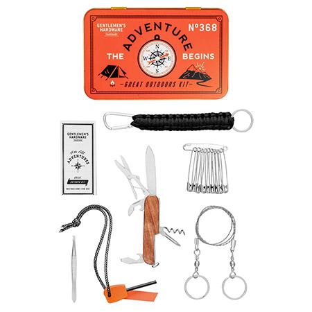 15-pc. Gentlemen's Hardware - The Great Outdoors Tin-Cased...