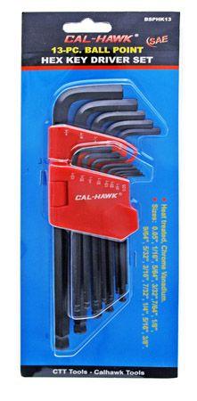 13-pc. Ball Point Hex Key Set - SAE image