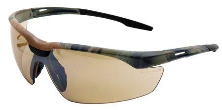 Camo Safety Glasses - Bronze Mirror image