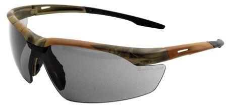 Camo Anti-Fog Safety Glasses - Smoke image