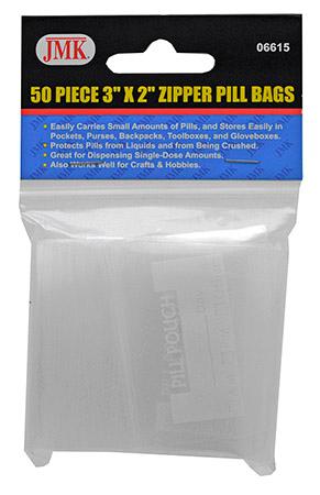 50-pc. 3" x 2" Zipper Pill Bags image