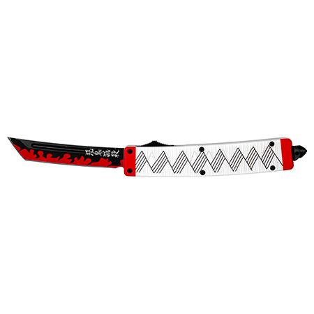 5.25" Demon Slayer Rengoku Katana Handle Tanto Point Blade OTF Out... image