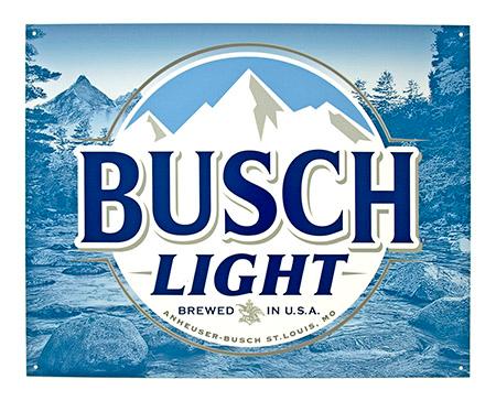 Busch Light Beer Bar Metal Tin Sign image