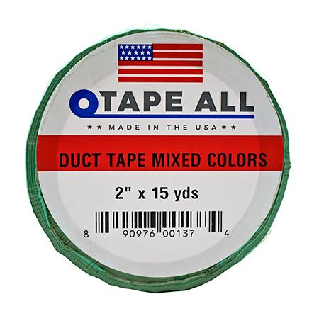 2" x 15 Yards Duct Tape Mixed Colors - Tape All image