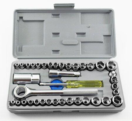 40-pc. 1/4" & 3/8" Drive Socket Set image