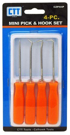 4-pc. Mini Pick & Hook Tool Set image