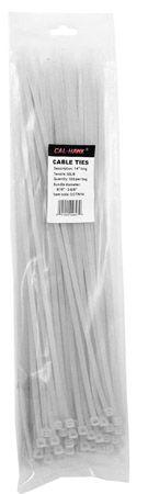 100-pc. 14" White Zip Cable Ties image