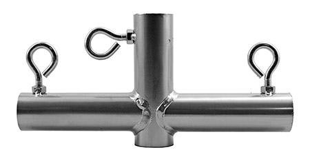 1-3/8" 4-Way Side Wall Canopy Fitting - Galvanized image