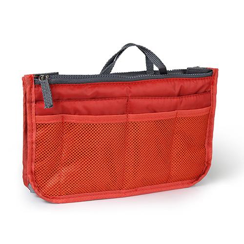 Women Lady Travel Insert Handbag Organiser Makeup Bags Toiletry Purse Liner w/Hand Strap image